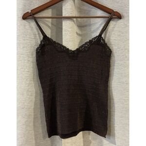 Y2K Un‎ Deux Trios Textured Tank Top 34/36 Festival Rave